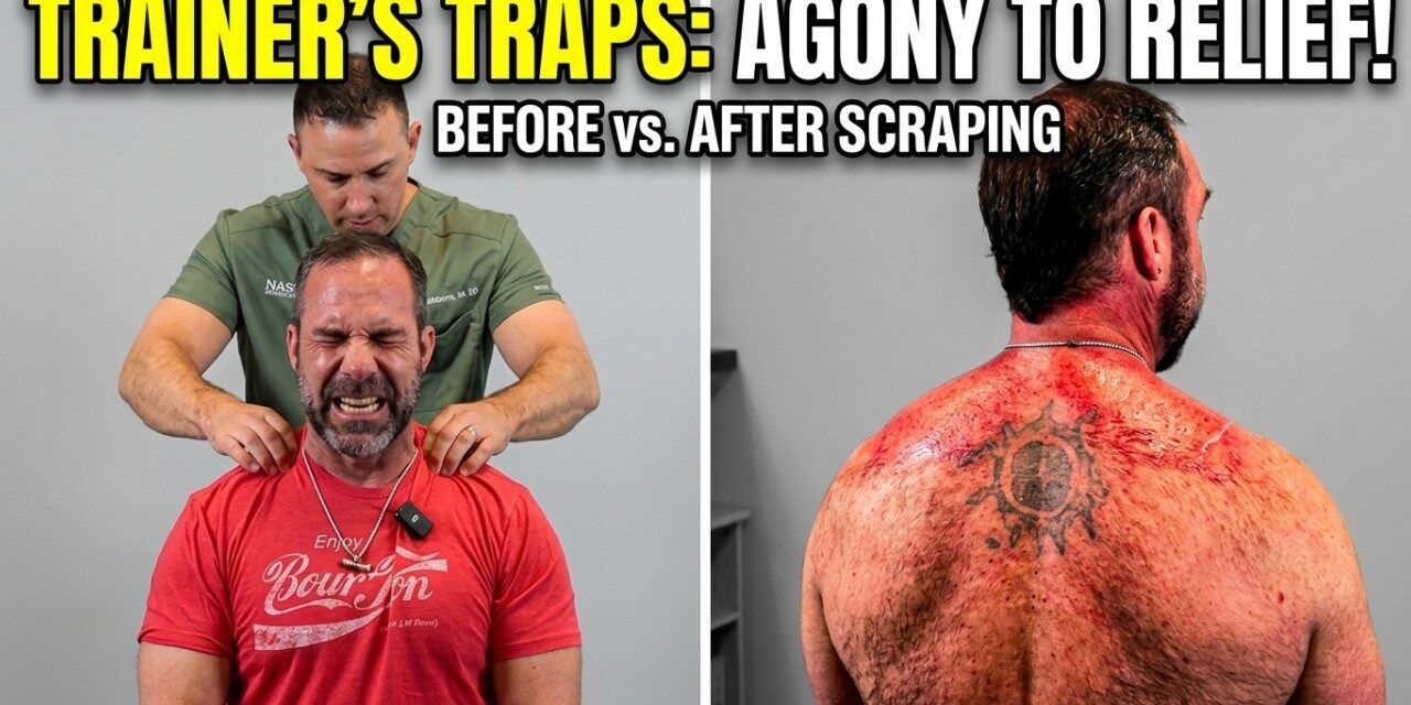 How Muscle Scraping and the Y-Strap Rescued a Fitness Trainer’s Insanely Tight Traps
