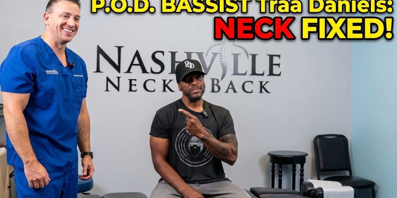 How Chiropractic Care & Spinal Decompression Fixed P.O.D. Bassist Traa Daniels’ Severe Neck Pain